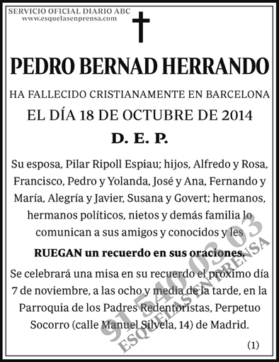 Pedro Bernad Herrando